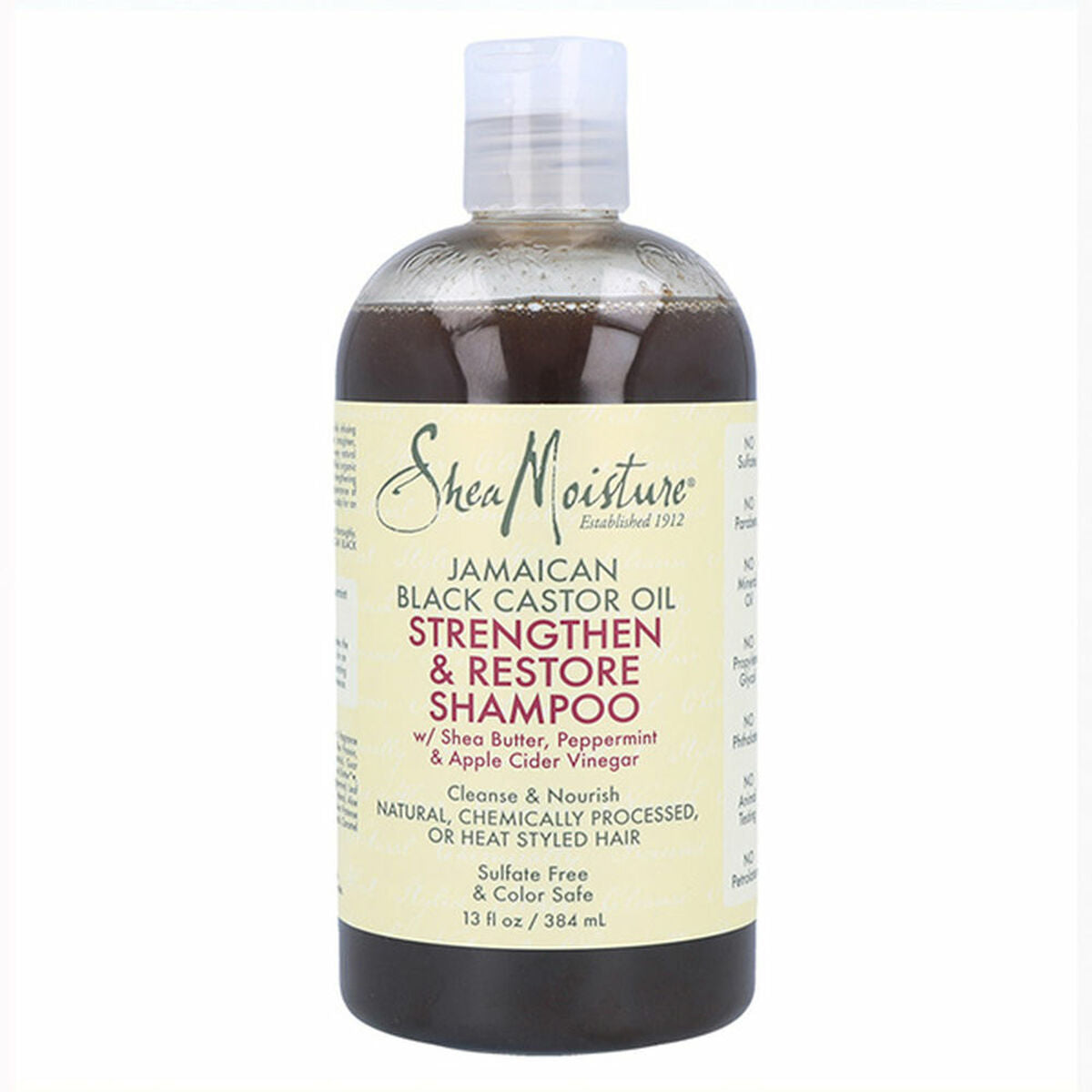 Repairing Shampoo Shea Moisture Jamaican Black Castor Oil (384 ml)