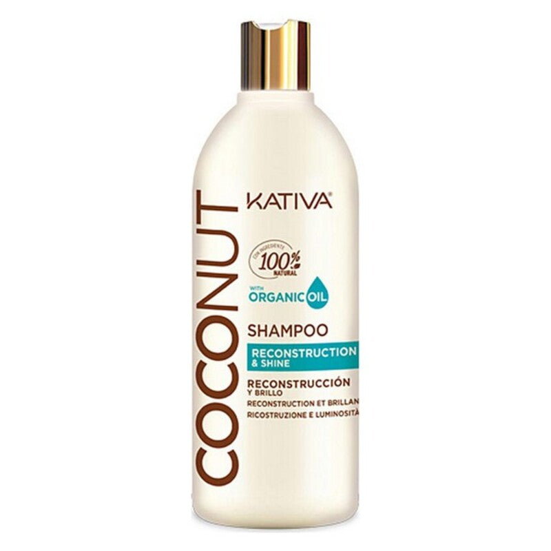 Feuchtigkeitsspendendes Shampoo Coconut Kativa (500 ml) (500 ml)