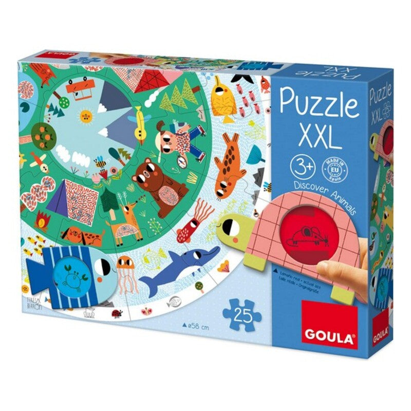 Kinderpuzzle Diset XXL tiere (25 Stücke)