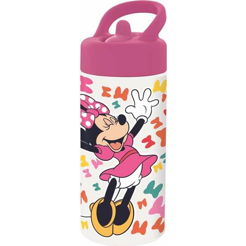 Wasserflasche Minnie Mouse Lucky Rosa (410 ml)