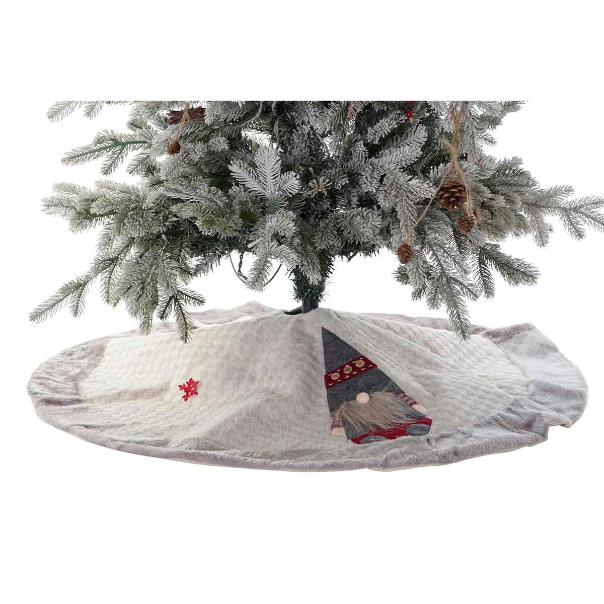 Weihnachtsbaum-Schürze DKD Home Decor Polyester (106 x 106 x 1 cm)