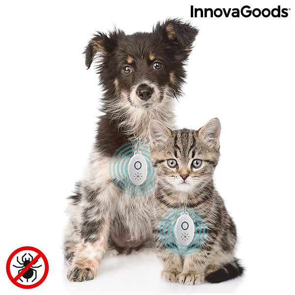 Wiederaufladbares Ultraschallgerät gegen Parasiten für Haustiere PetRep InnovaGoods