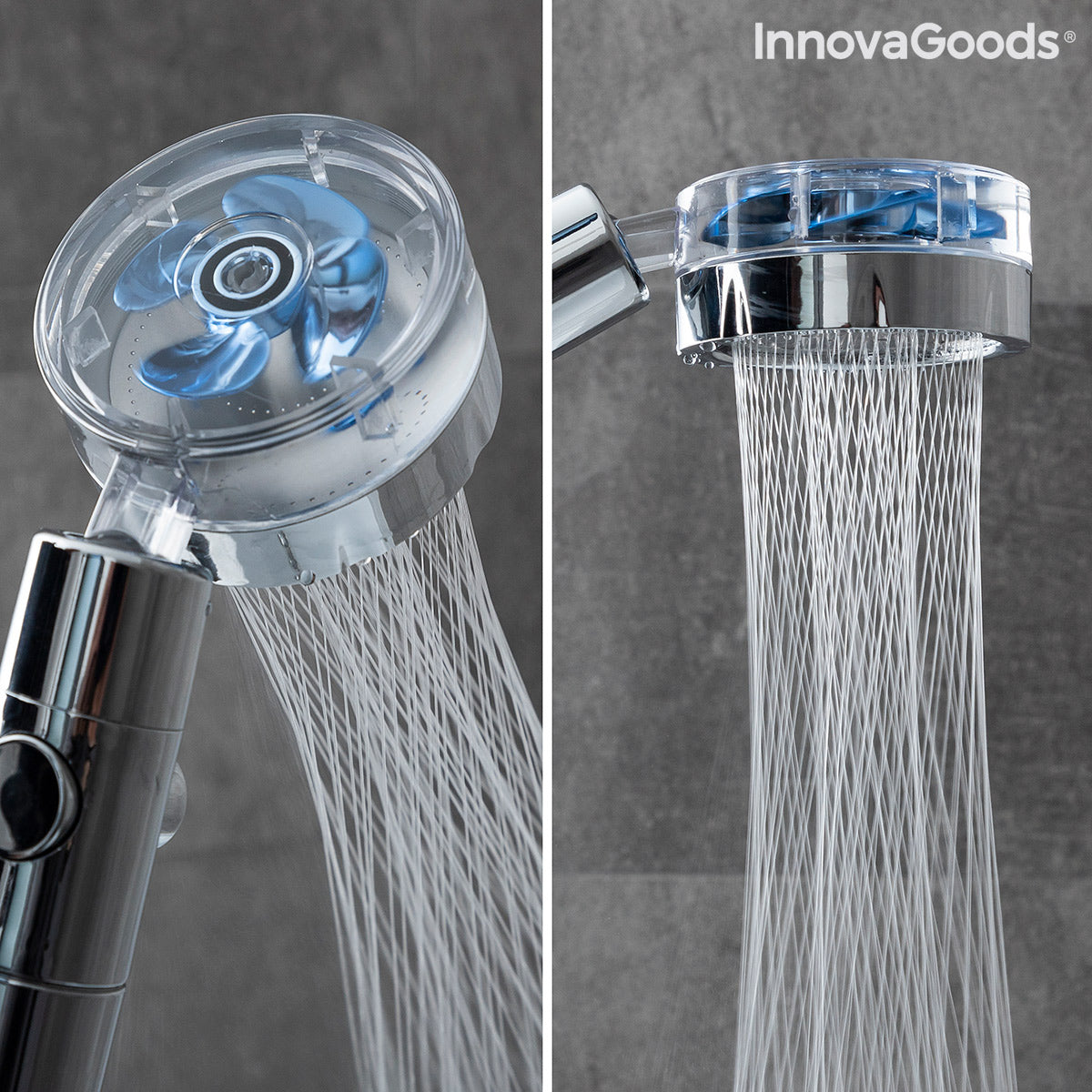 Öko-Dusche mit Druckpropeller und Reinigungsfilter Heliwer InnovaGoods