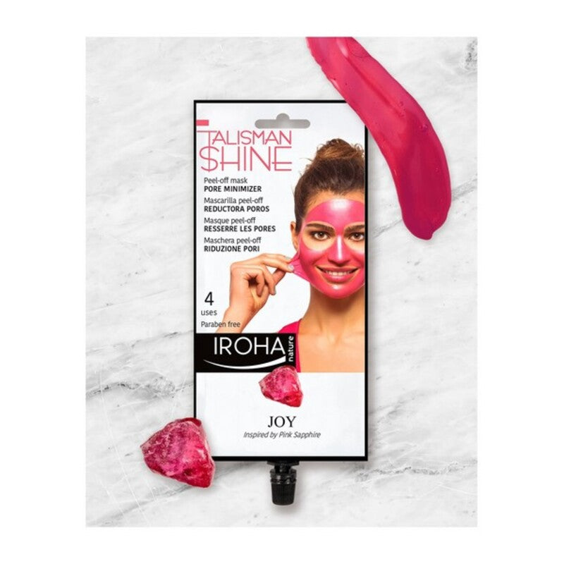Gesichtsmaske Peel Off Pink Sapphire Pore Minimizer Iroha