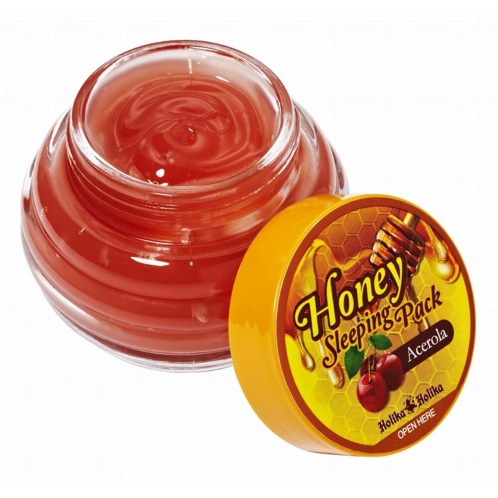 Feuchtigkeitsspendende Nachtmaske Holika Holika Honey Sleeping Pack Acerola (90 ml)
