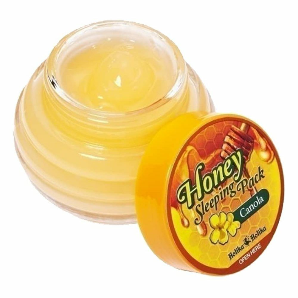 Feuchtigkeitsspendende Nachtmaske Holika Holika Honey Sleeping Pack Canola (90 ml)